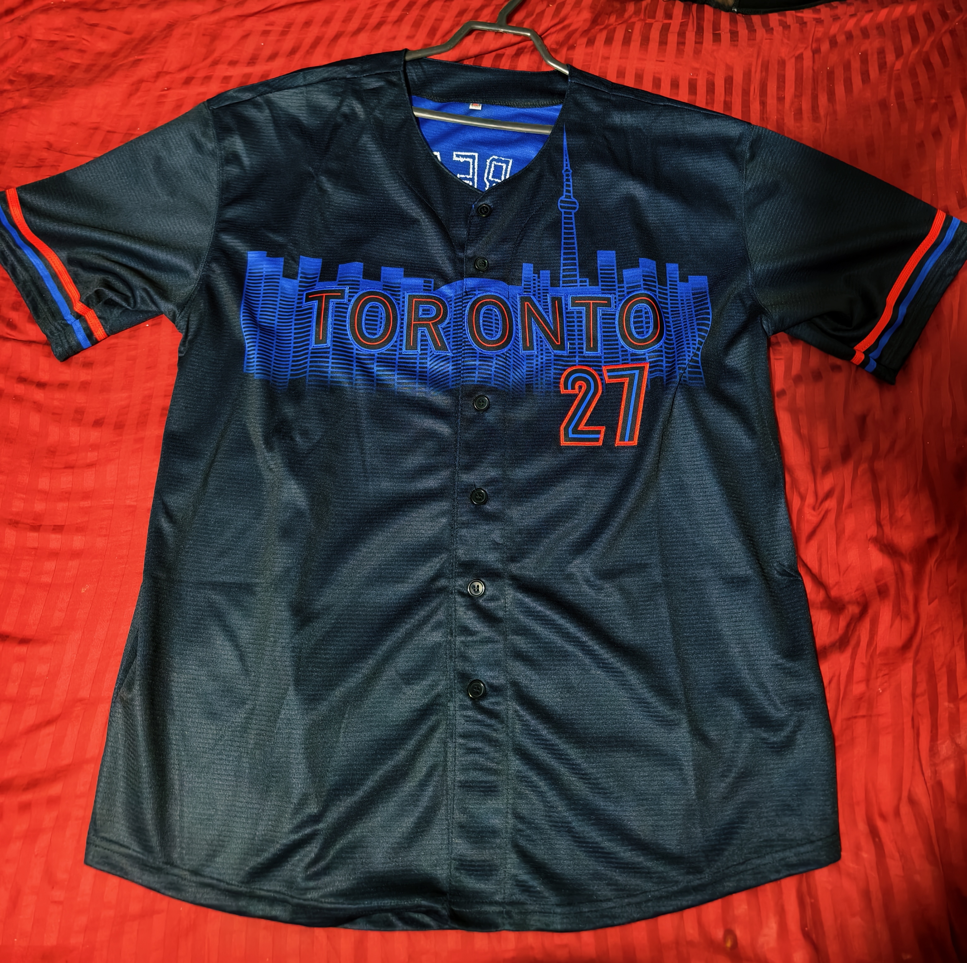 Camiseta xl de beisbol de vladimir guerrero jr